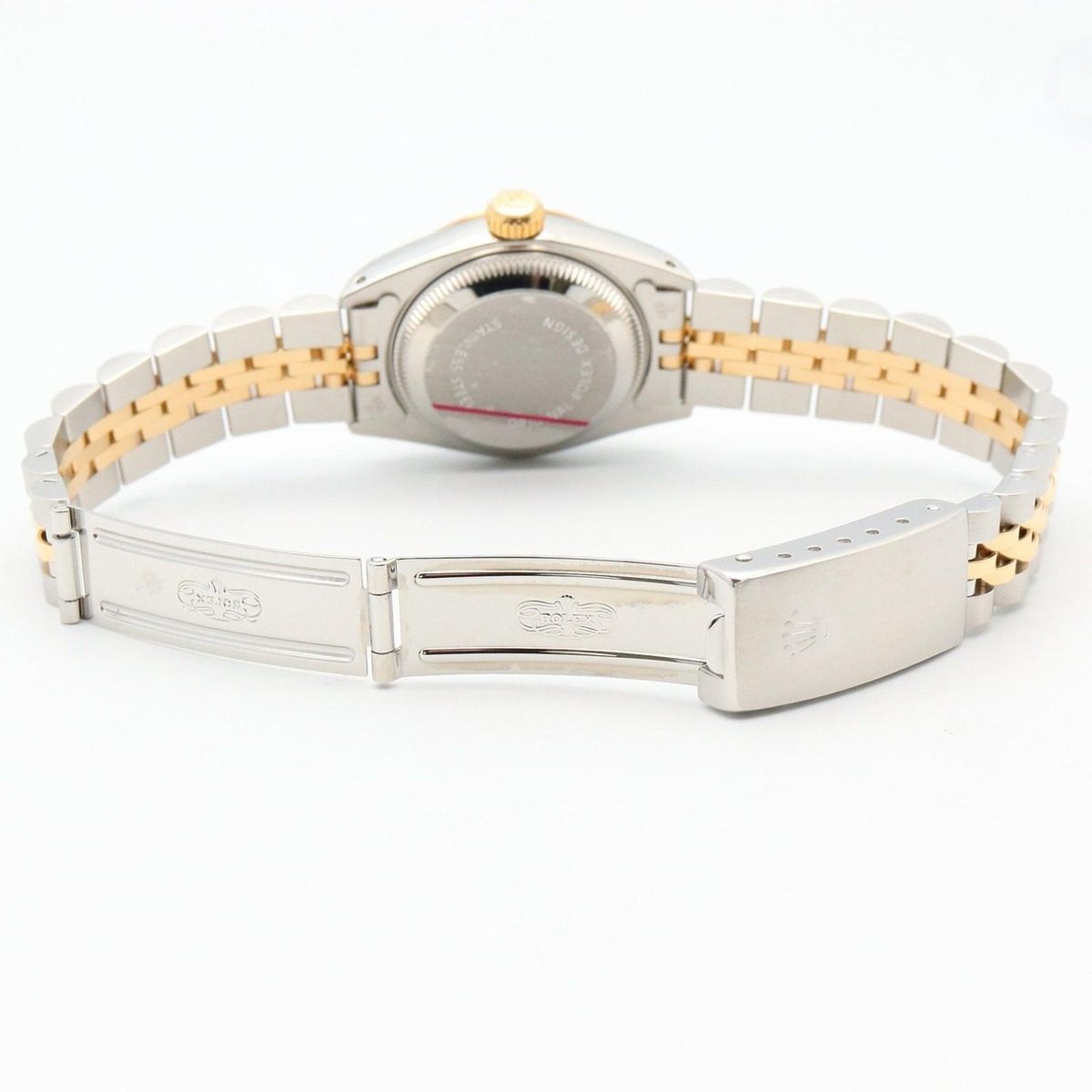 Rolex Datejust Number CH BA 18k Stainless Steel Watch — view 3