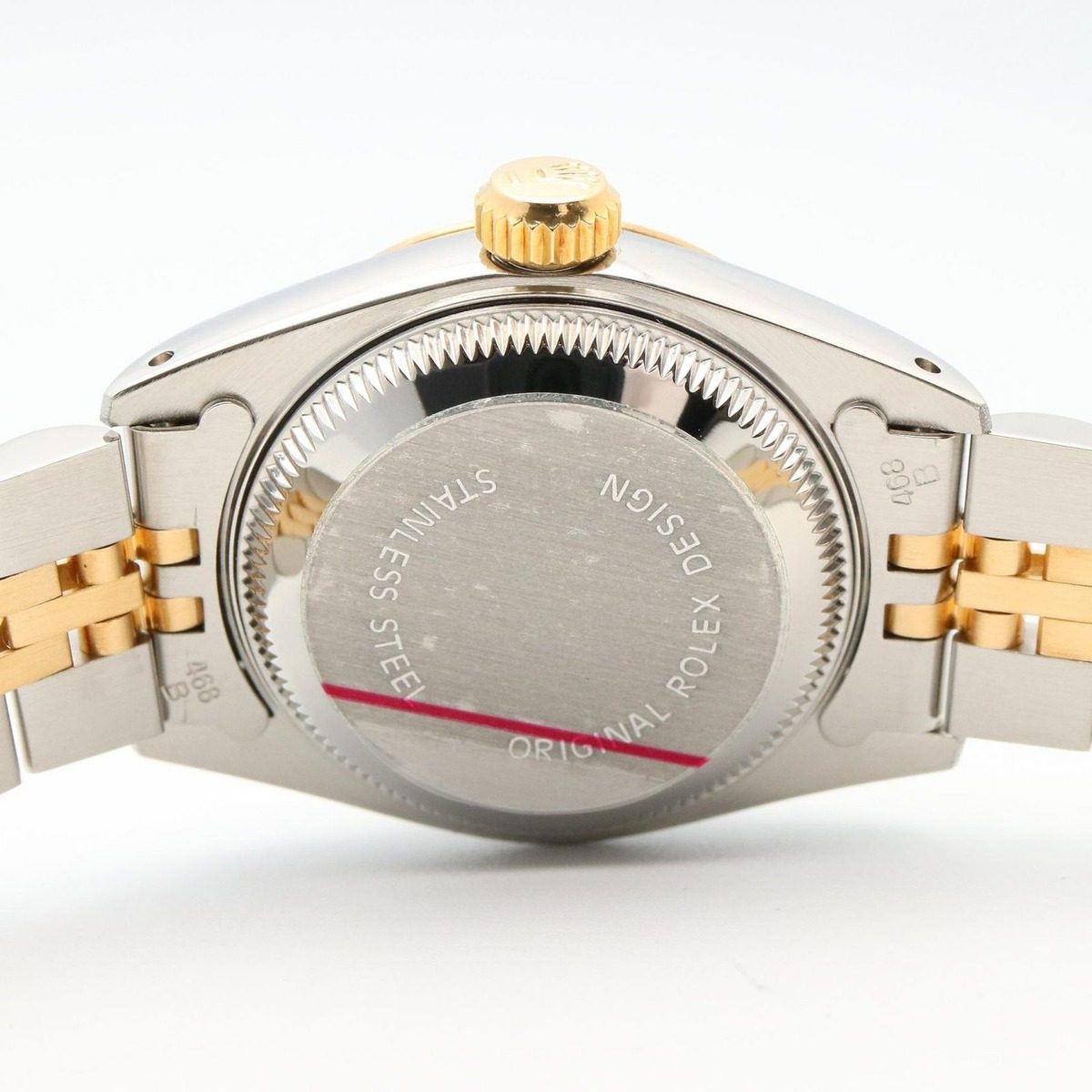 Rolex Datejust Number CH BA 18k Stainless Steel Watch — view 4