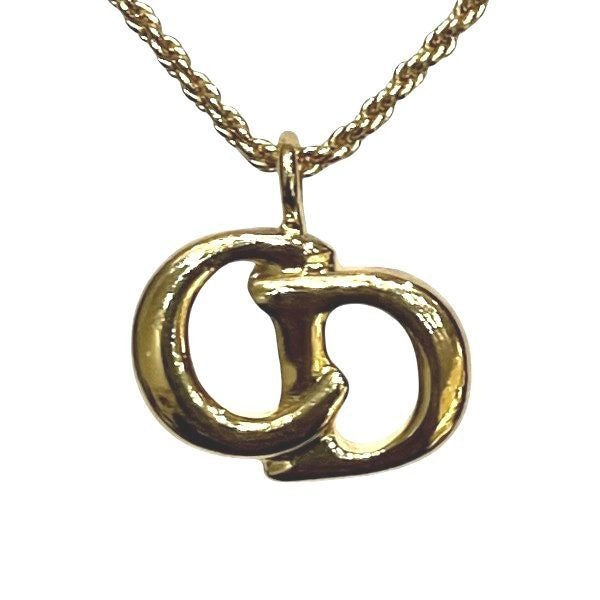 Dior CD Logo Gold Necklace