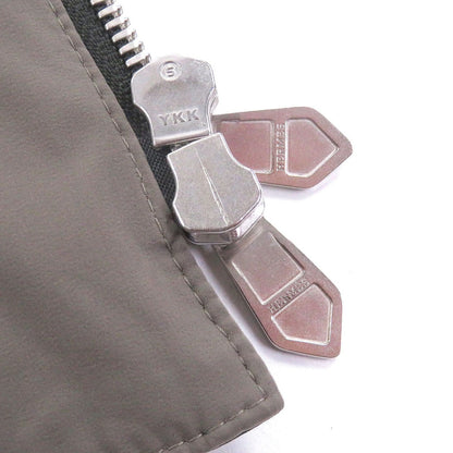 Hermes Series Button Logo Zip Nylon Jacket Hoodie Charcoal Khaki 50 — view 5