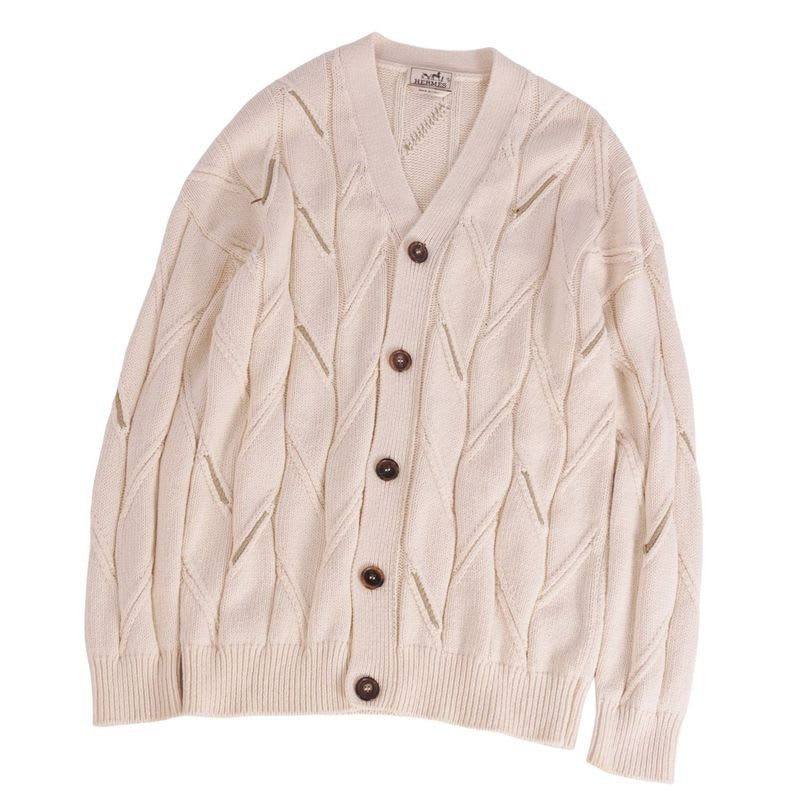 Hermes 20 SS Knit Cardigan Long Sleeve Mid