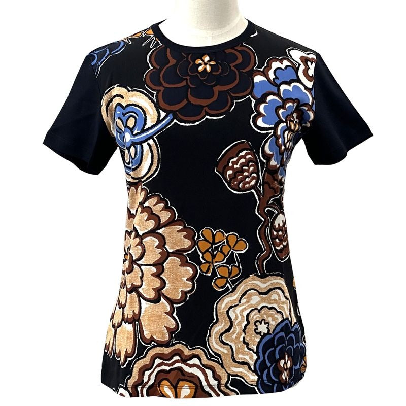 Louis Vuitton T-Shirt Short Sleeve Cotton Navy Multicolor