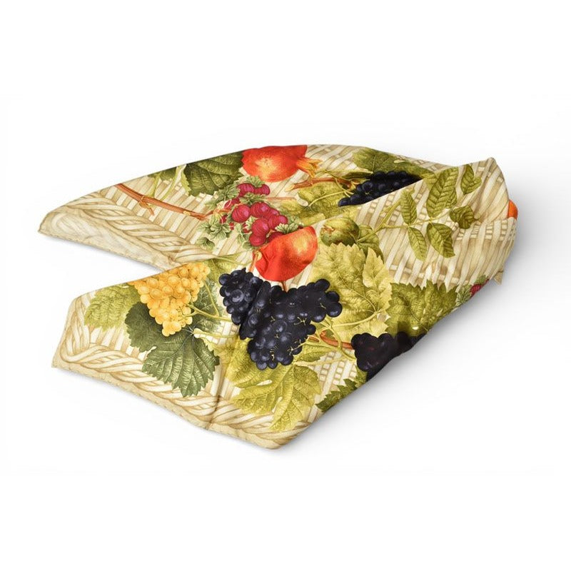 Gucci Scarf Vintage Large Fruit Pattern Beige Multi — view 4