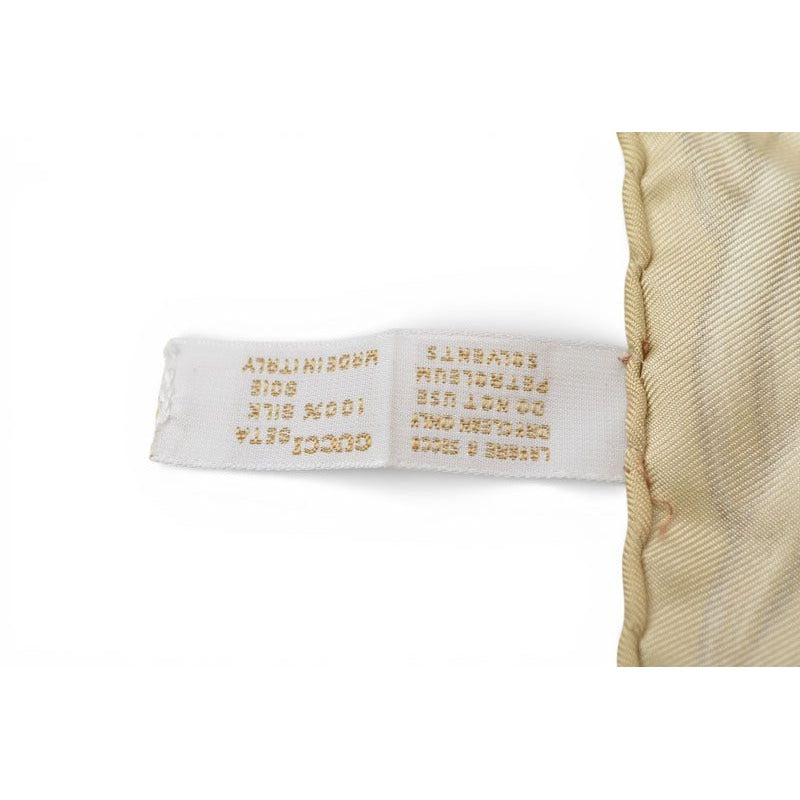 Gucci Scarf Vintage Large Fruit Pattern Beige Multi — view 7