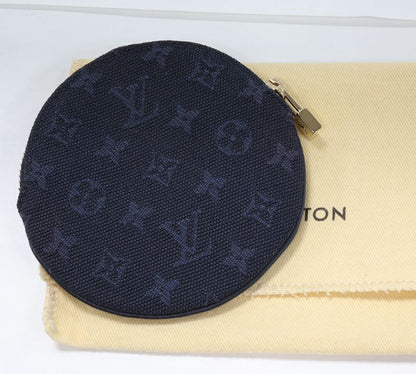 Louis Vuitton Coin Case Monogram Mini Navy Portmonnais Ron M92450
