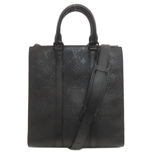 Louis Vuitton Sac Plat Cloth Handbag Taurillon Leather