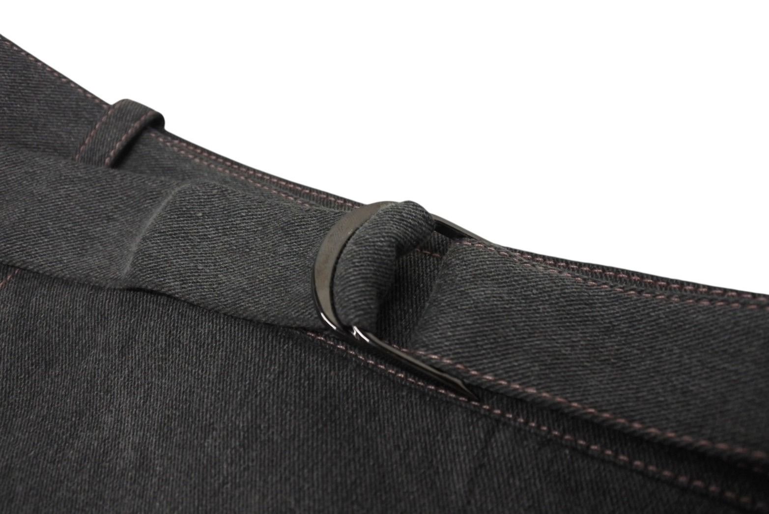 Dior Denim Skirt Belted Design Stitch Galliano 38 — view 8