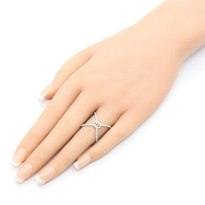Gucci Ring GG Running Cross Diamond 18K White Gold — view 9