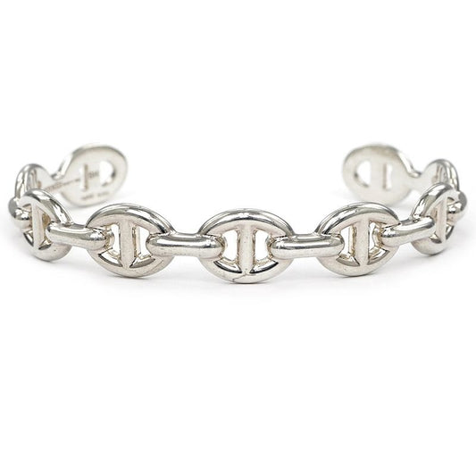 Hermes Bracelet Chaine D'ancre Anchene Bangle SH AG 925 SV Silver