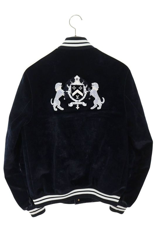 Louis Vuitton Rm251mm (9.88in) JEE Hsa11e Denim Velvet Souvenir Jacket Blouson