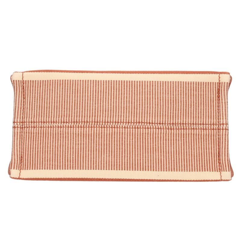 Celine 24SS Small Cabas 199162fu6 Striped Textile Tote Bag Women