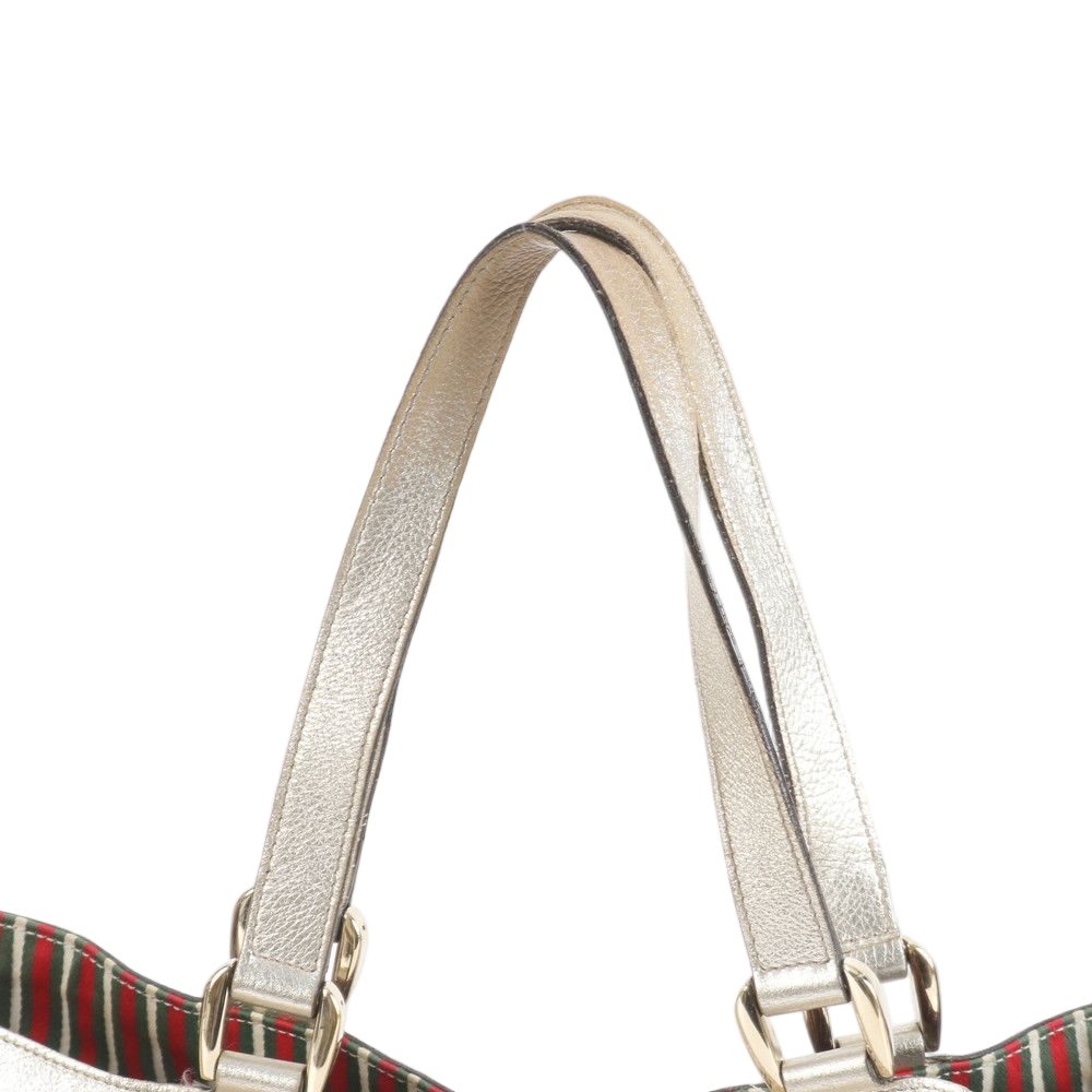 Gucci GG Canvas Abbey Leather Tote Shoulder Hand — view 2