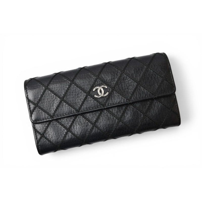 Chanel Wallet Bifold Wild Stitch Black — view 2