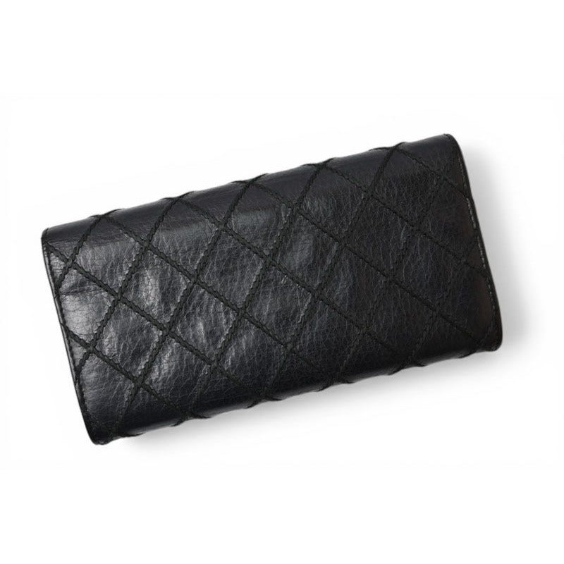 Chanel Wallet Bifold Wild Stitch Black — view 3