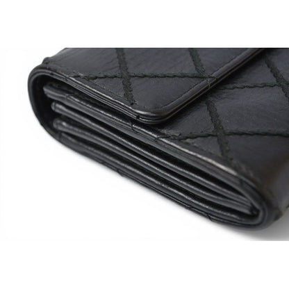Chanel Wallet Bifold Wild Stitch Black — view 5