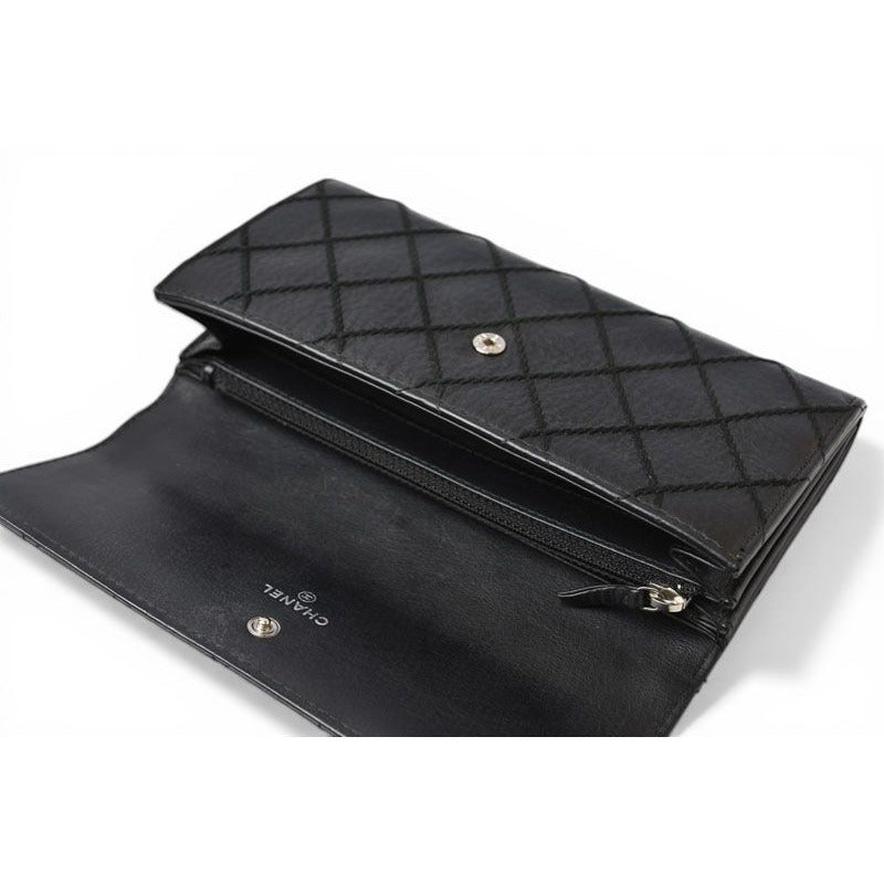 Chanel Wallet Bifold Wild Stitch Black — view 6