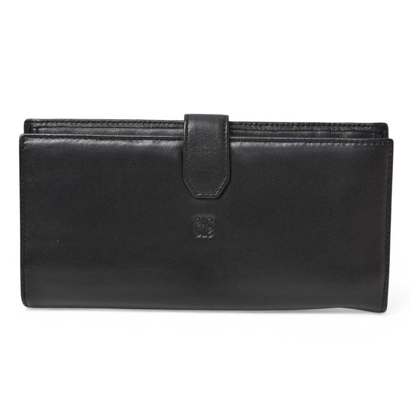 Loewe Wallet Anagram Nappa Sheepskin Black