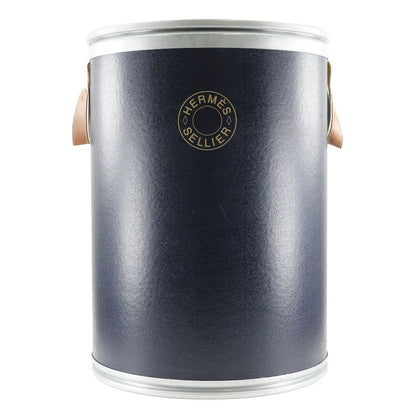 Hermes Saddle Box Large Size Serie Line Harness Tin Storage Ornament Aluminium