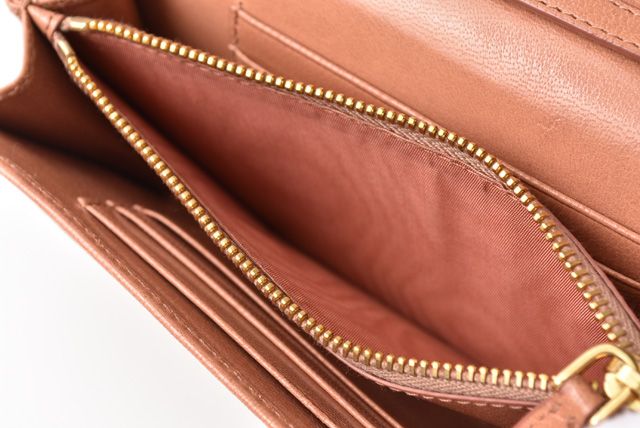 Prada Long Wallet Shoulder Wallet Prada Wallet 1m1437 Madras ROSE