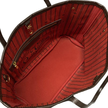 Louis Vuitton Damier Neverfull PM N51109 Ebène Tote Bag
