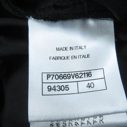 CHANEL 21SS P70669 V62116 No5 Gathered Design Shorts With Buttons Black 40 Made