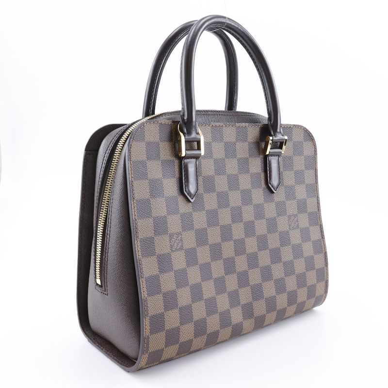 Louis Vuitton Triana N51155 Damier Canvas Brown Vi0023 Ladies Handbag