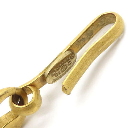 Chanel Necklace Coco Mark Clover GP Gold Pendant 01c