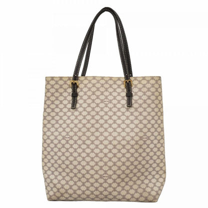 Celine Tote Bag Macadam PVC White Gold Hardware Women
