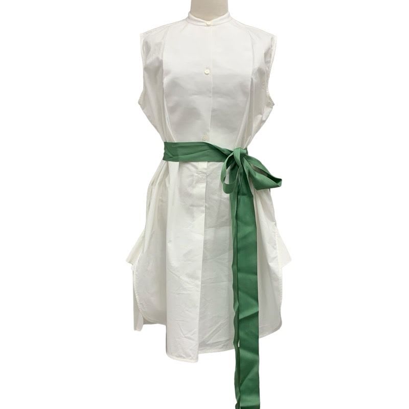 Loewe Dress Cotton White Shirt Sleeveless