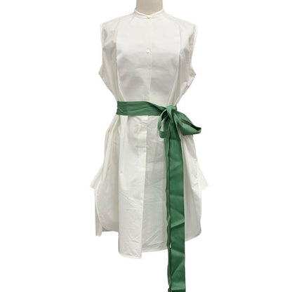 Loewe Dress Cotton White Shirt Sleeveless