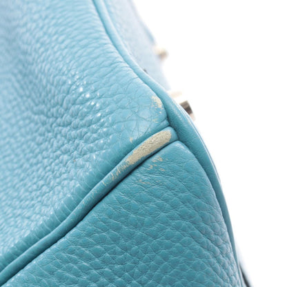 Hermes Handbag Birkin 35 Blue Jean Leather — view 11