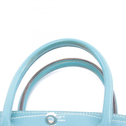 Hermes Handbag Birkin 35 Blue Jean Leather — view 13