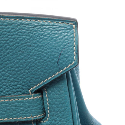 Hermes Handbag Birkin 35 Blue Jean Leather — view 10