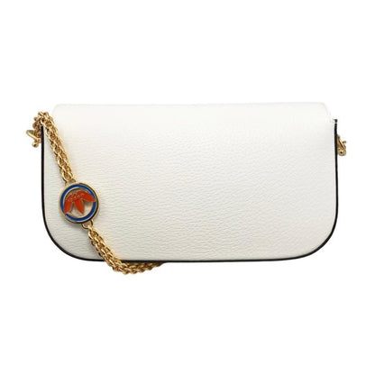 Gucci X Adidas Collaboration Shoulder Bag Horsebit 722009 Logo Chain White