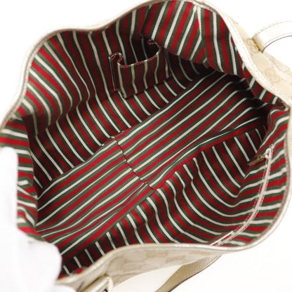 Gucci 130736 GG Canvas Beige Women's Tote Bag