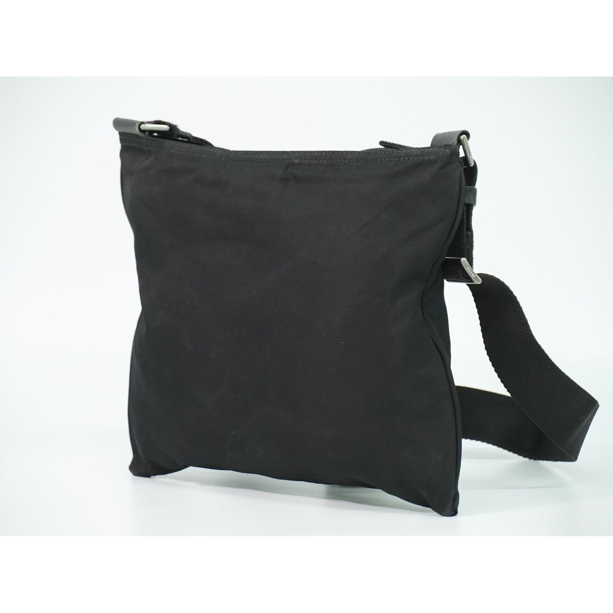 Prada Nylon Shoulder Bag Pochette Black — view 2