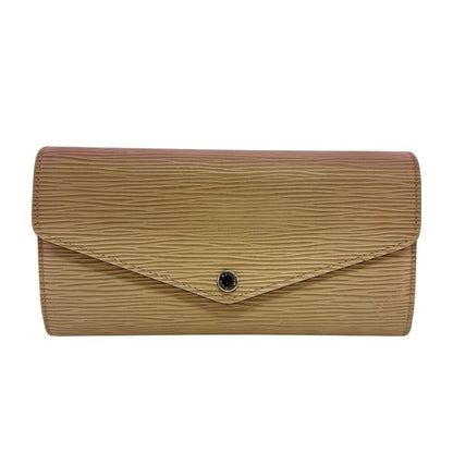 Louis Vuitton Flap Bifold Portefeuille Sarah Epi Leather Wallet Beige