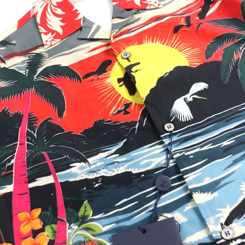 Louis Vuitton 24AW 1afqy6 Camicia A Maniche Corte In Cotone Stampato Monogram -