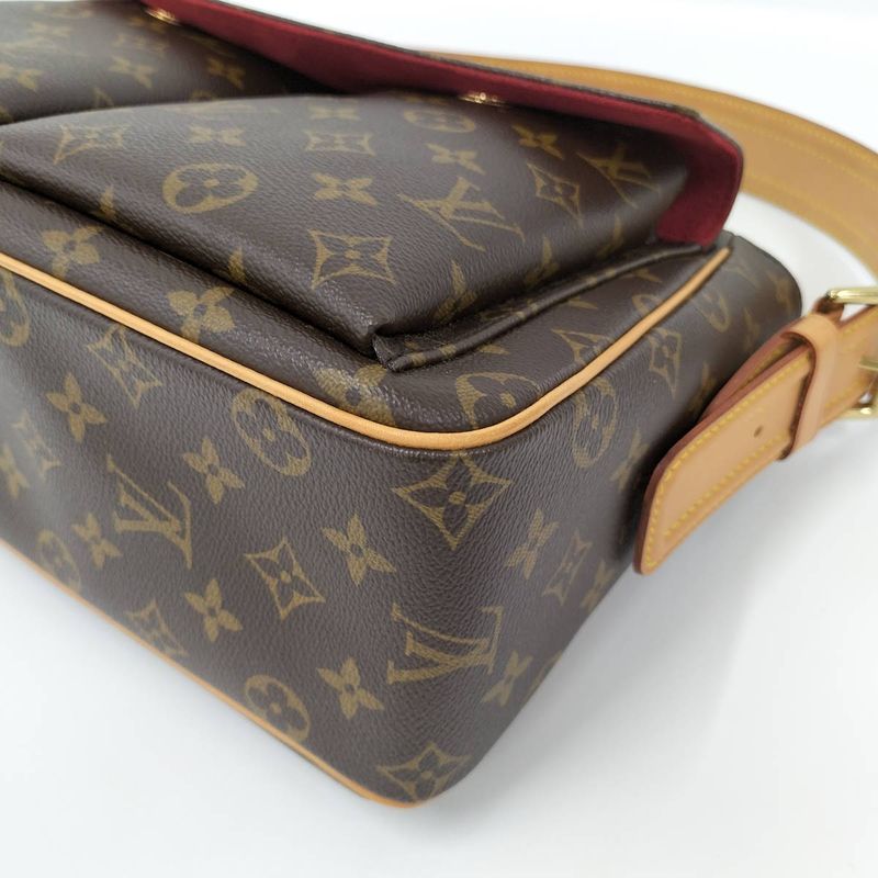 Louis Vuitton Vivacite GM Handbag Monogram Brown M51163