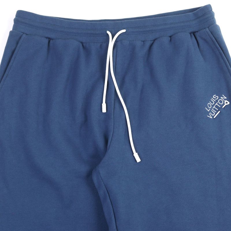 Louis Vuitton 23SS Hny57w Signature Pants With Embroidery 100% Cotton Logo