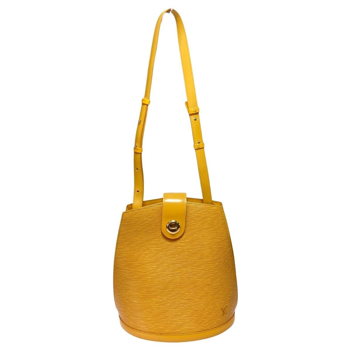 Louis Vuitton Epi Clunew Shoulder Bag Yellow