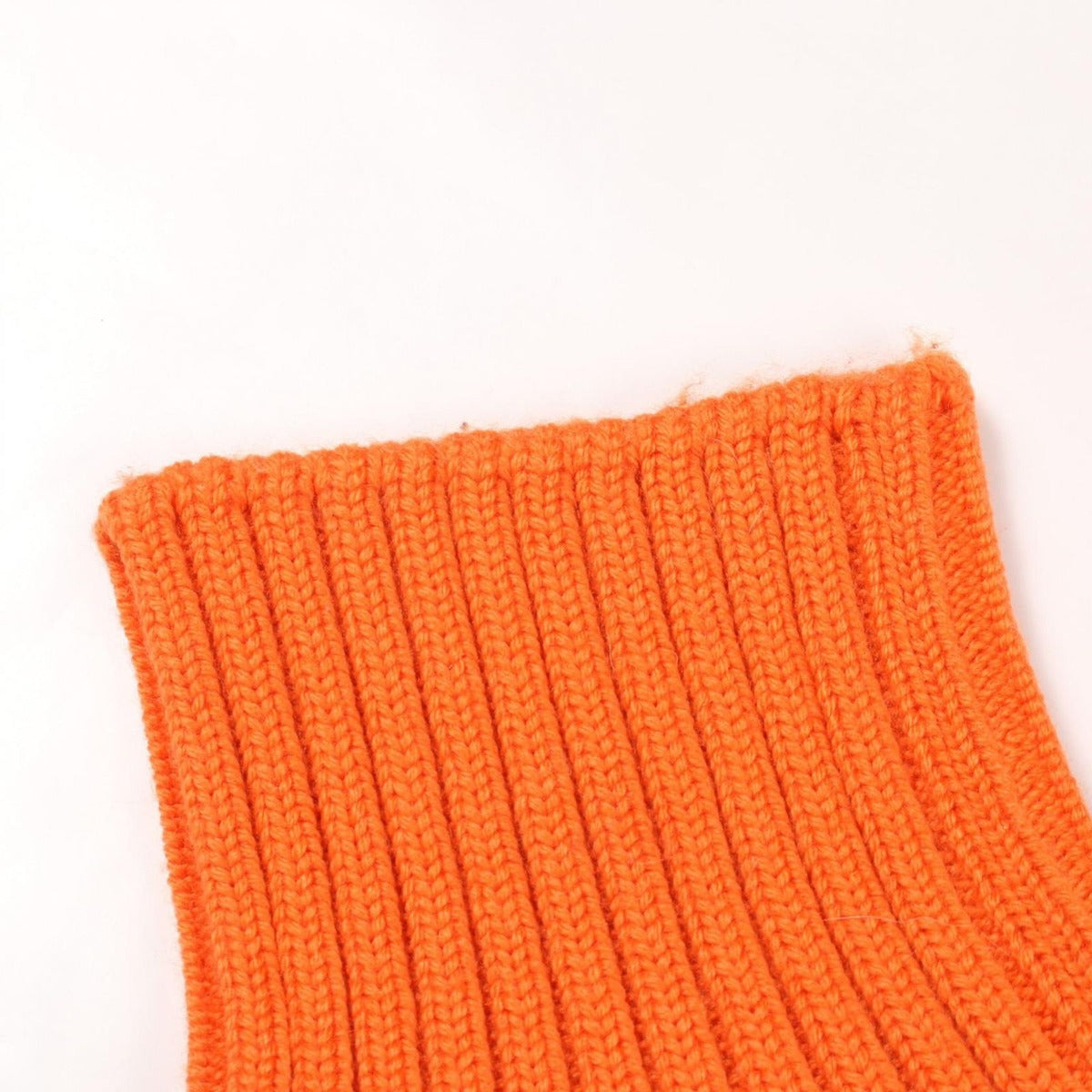 Versace Knit Orange Wool with Safety Pin Rib Sweater B — view 6
