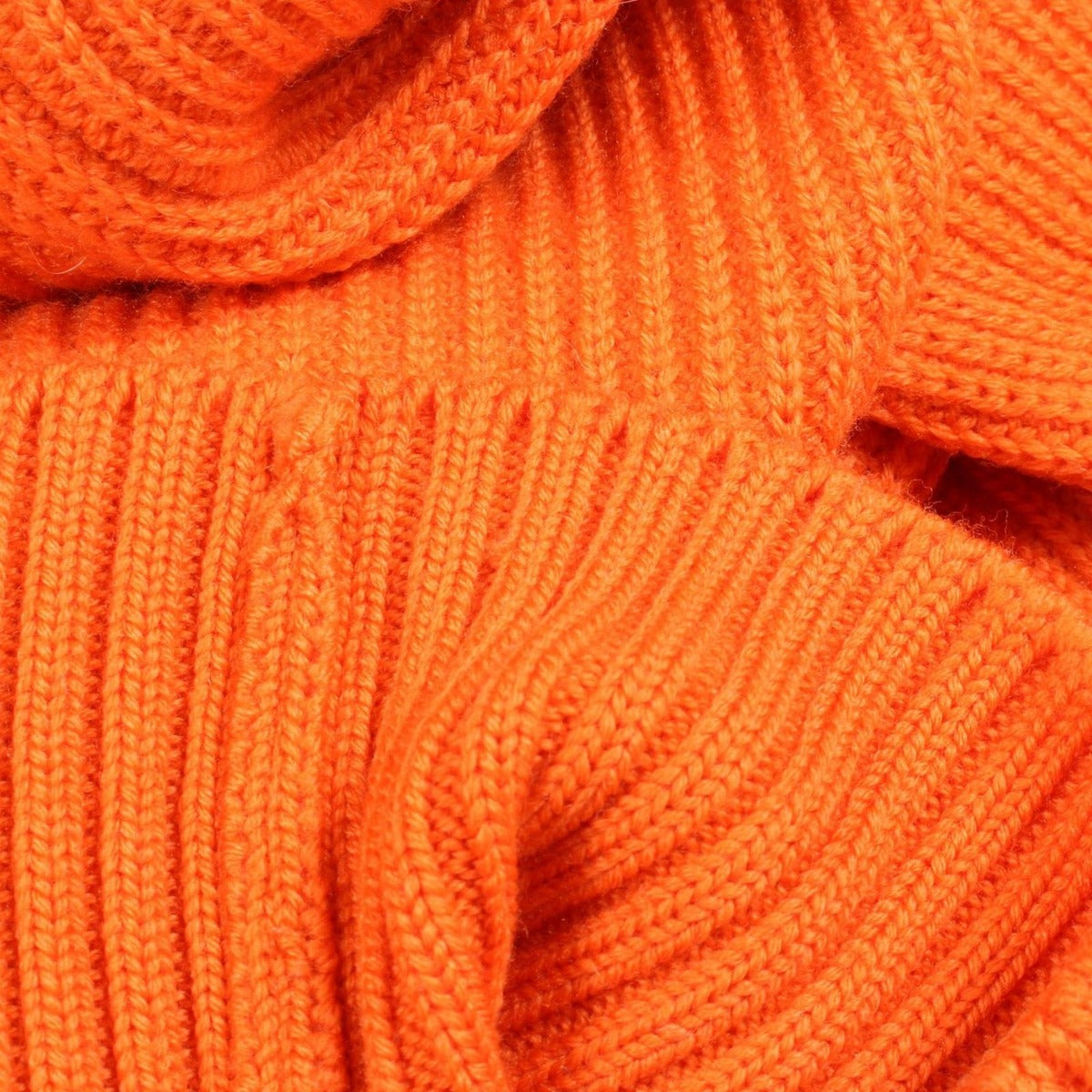 Versace Knit Orange Wool with Safety Pin Rib Sweater B — view 10