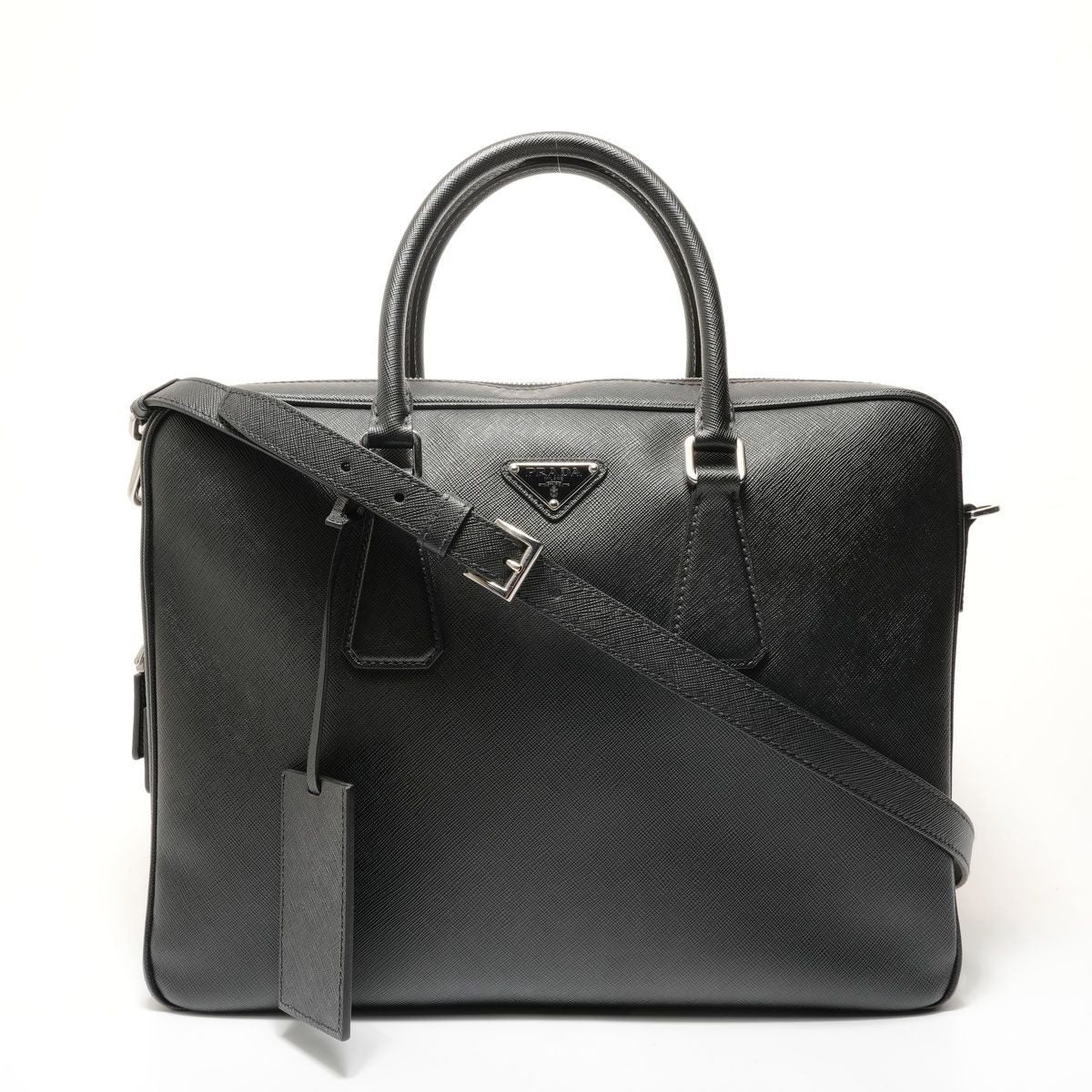 Prada Handbag Sapphia Leather Briefcase