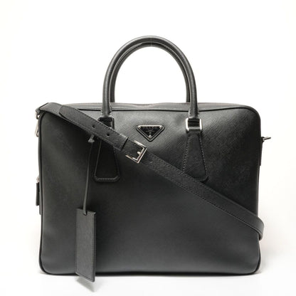 Prada Handbag Sapphia Leather Briefcase