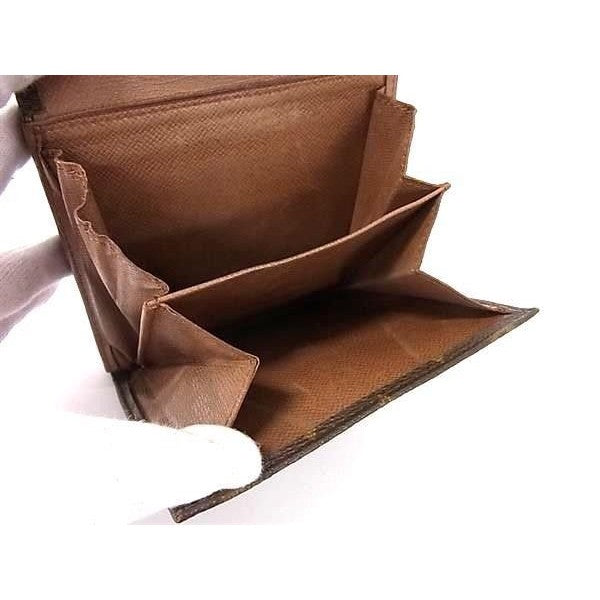 Louis Vuitton Trifold Wallet Portomonevier Cult Cles Brown Monogram Hook — view 6