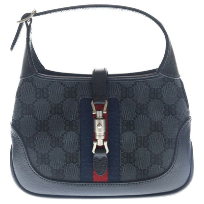 Gucci Collaboration Jackie the Hacker Project 2-Way Leather Trim Canvas