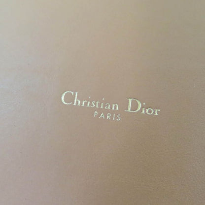 Christian DIOR B0098cm (38.58in)iv D-waist Maxi Leather Double Gold Buckle Belt