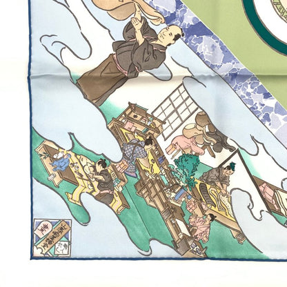 Hermes Carre 90 Les Artisans D'hermes Artisans Scarf 100% Silk