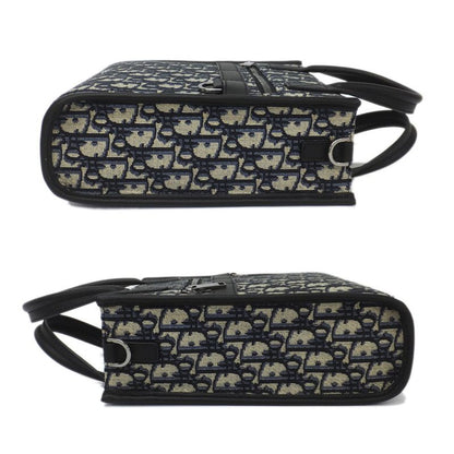 Dior Safari North South Oblique Jacquard Silver Hardware Hand